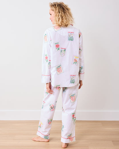Seed Packets - Long PJ Set - Cloud - Printfresh