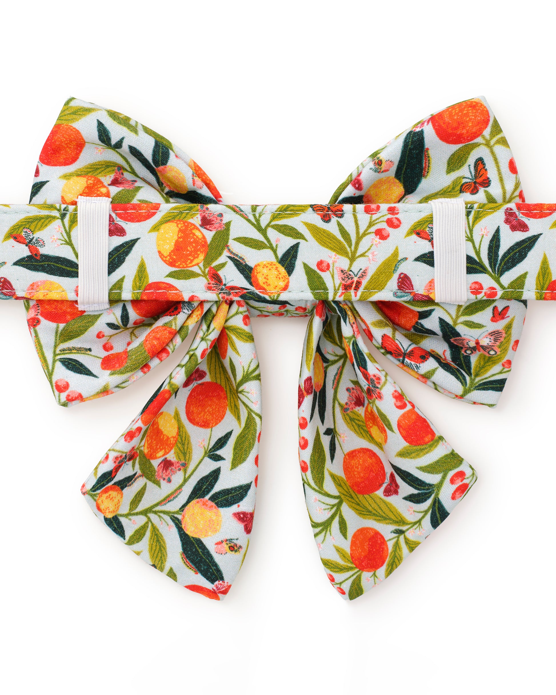 PF x The Foggy Dog Butterfly Grove - Lady Dog Bow - Soft Blue - Printfresh