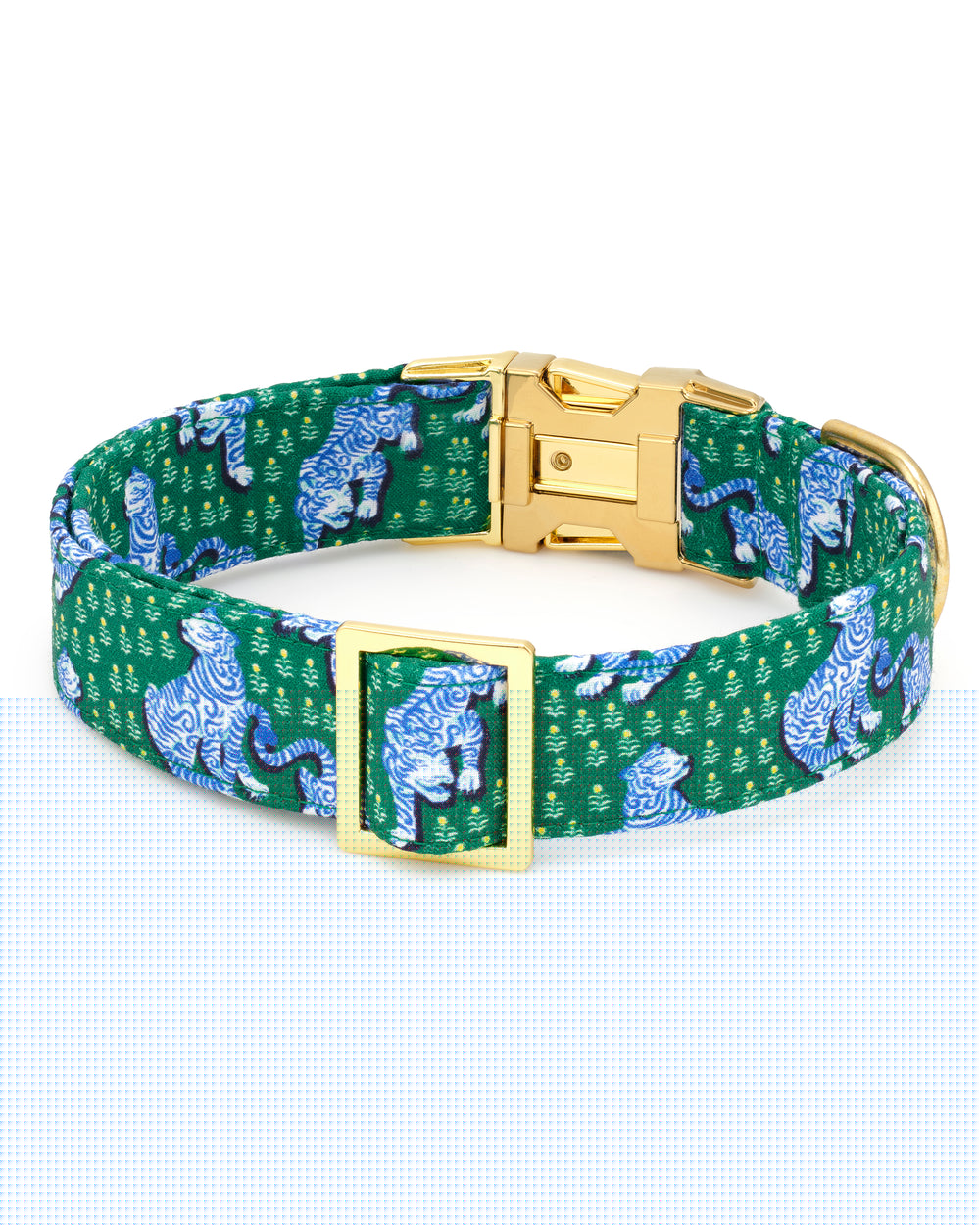 PF x The Foggy Dog Tiger Queen - Dog Collar - Jade - Printfresh