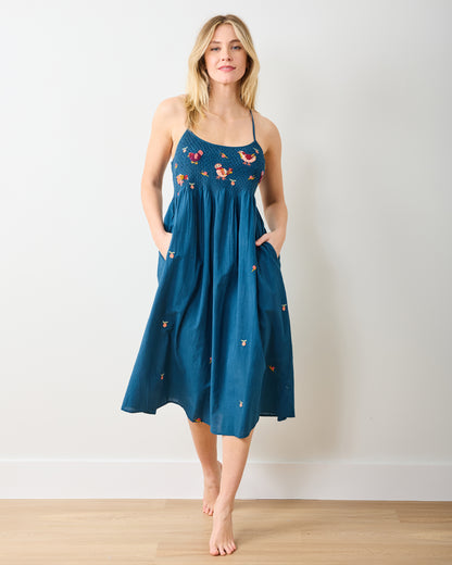 Hen House - Naya Nightie - Navy - Printfresh