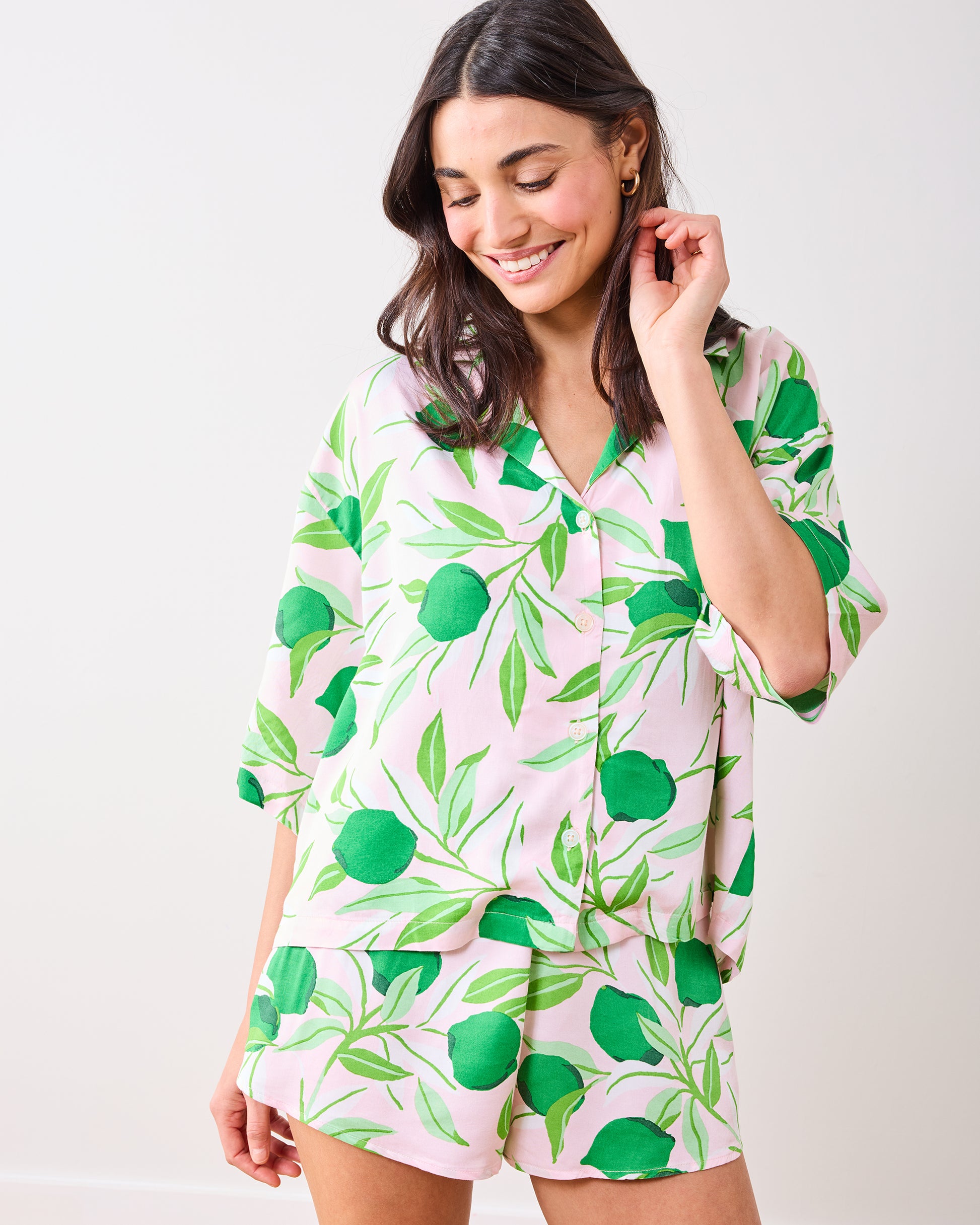 Lime Zest - Eco Satin Sweet Dreams Set - Pink Salt - Printfresh