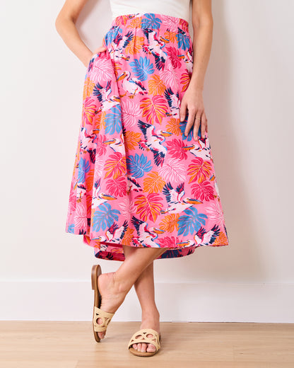 Pelican Palms - Riviera Set - Marina Pink - Printfresh