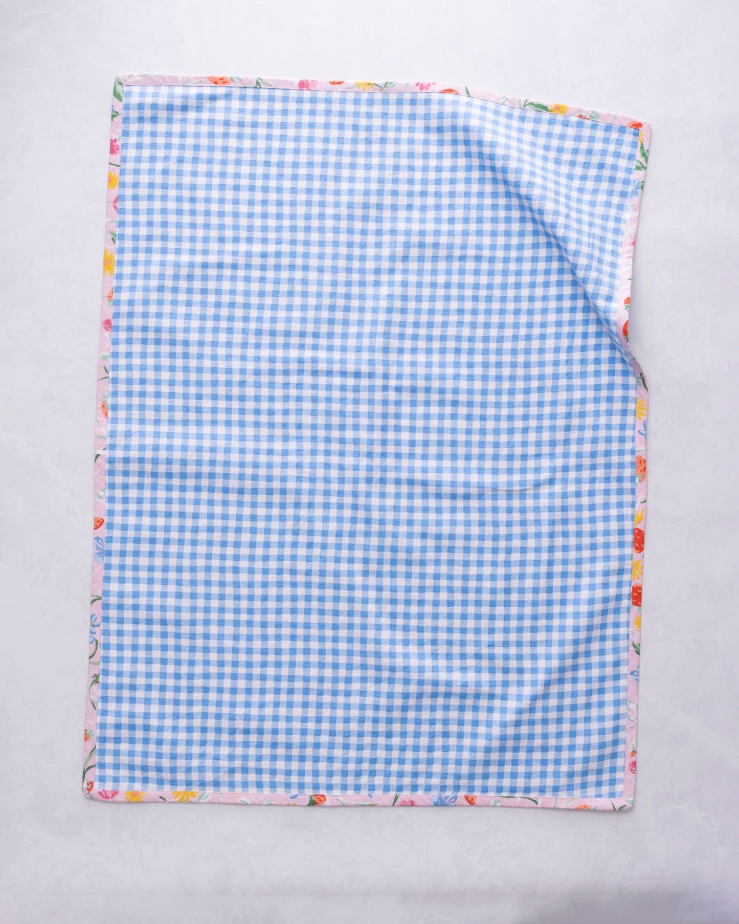 Strawberry Vines - Tea Towels Set Of 2 - Blush - Printfresh