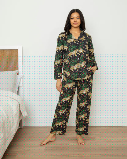 Bagheera - Long PJ Set - Ink - Printfresh
