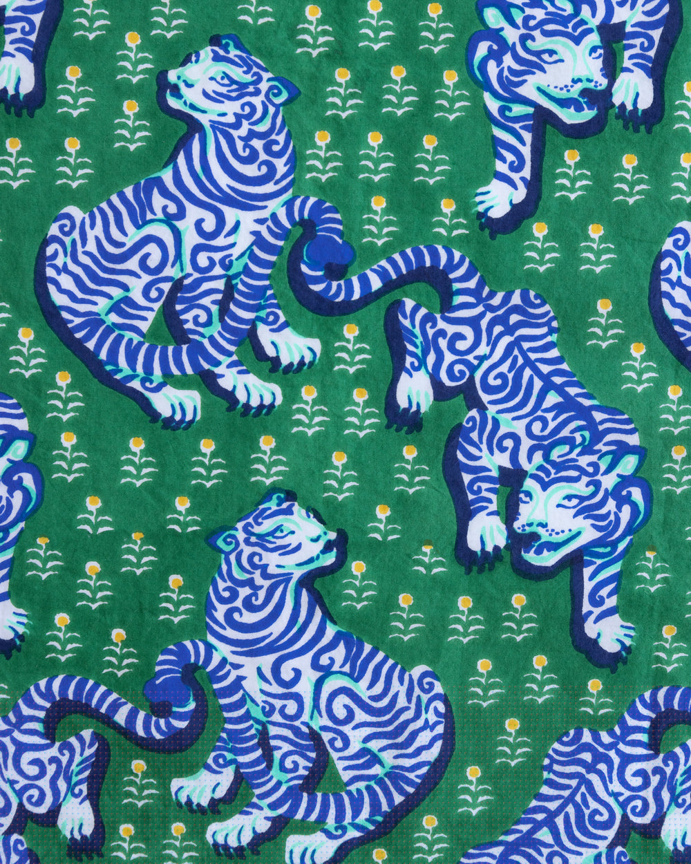 Tiger Queen - Quilted Duffle Bag - Jade - Printfresh
