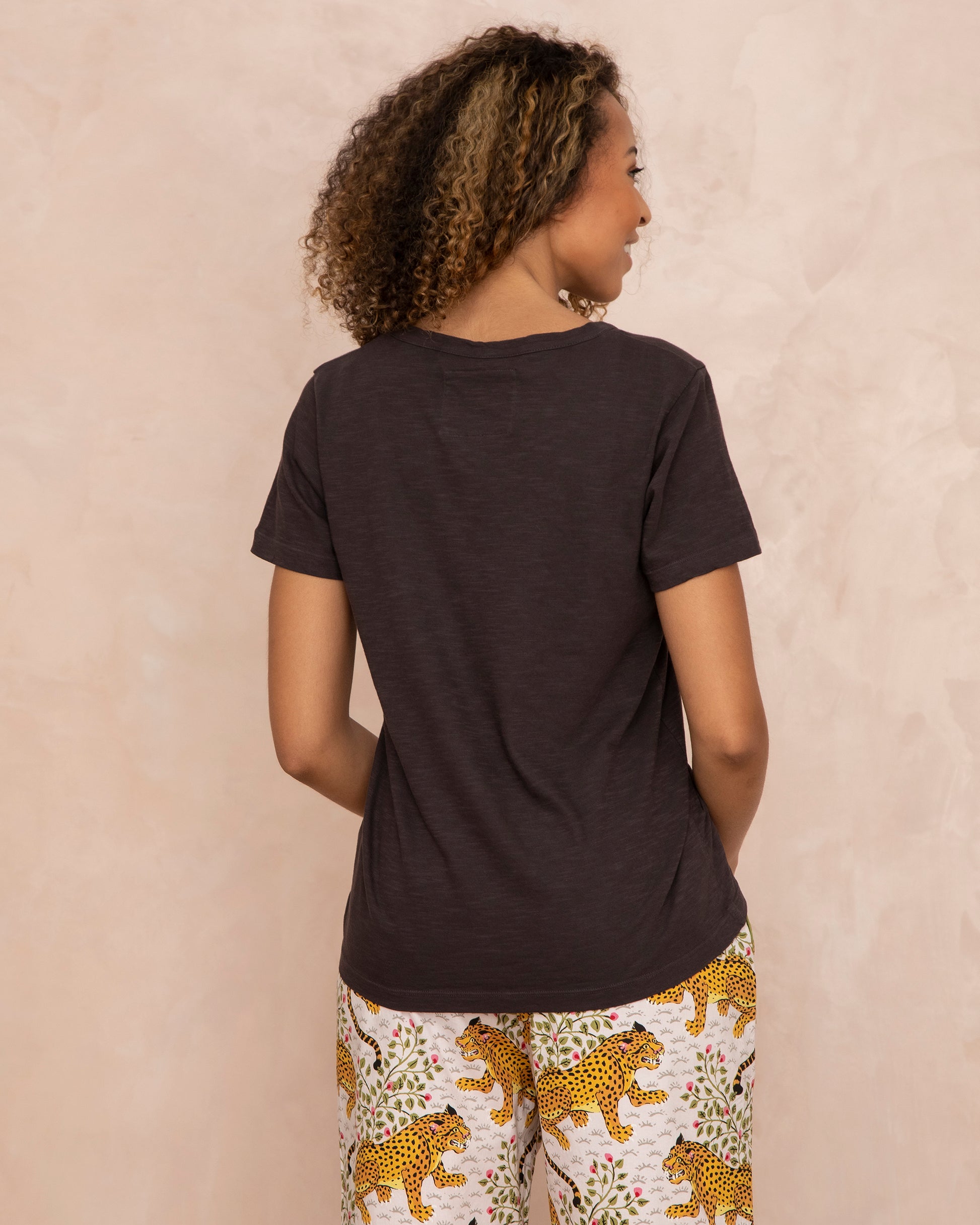 Saturday Tee - Knit T-Shirt - Black - Printfresh