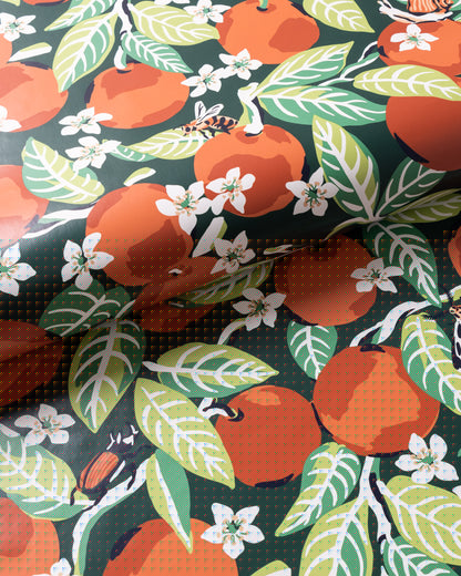 Orange Grove - Peel & Stick Wallpaper - Juniper - Printfresh
