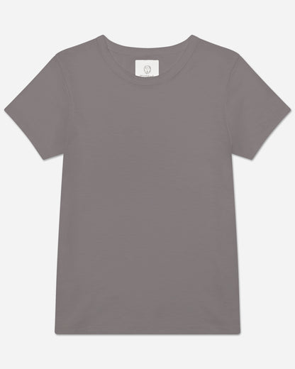 Saturday Tee - Knit T-Shirt - Pebble - Printfresh